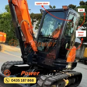 Kubota KX121-3 KX161-3 Excavator Cabin Glass