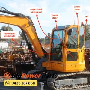 Volvo ECR58 Excavator Glass