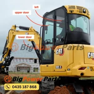 CAT 301.8 304.5 303.5 301.6 302.5 301.5 Excavator Glass
